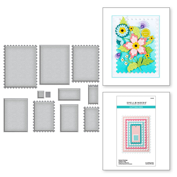 Spellbinders - Nested Postage Labels & Tag Etched Dies from the Bayfair Collection