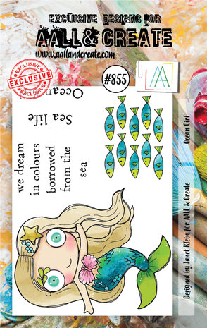 AALL & Create - Stamp Set A7 Ocean Girl