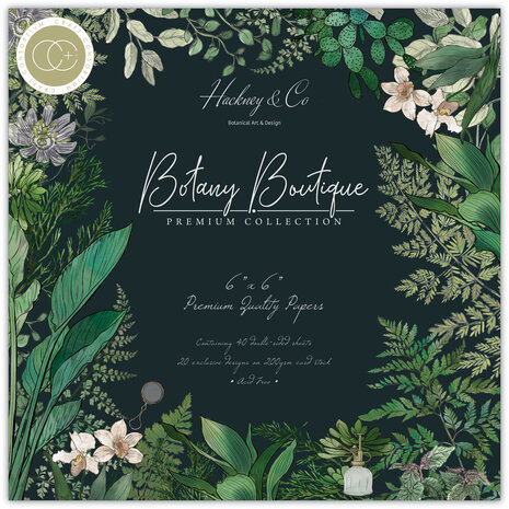 Craft Consortium - Botany Boutique 6x6 Inch Paper Pad