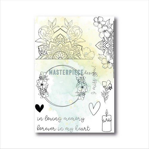 Masterpiece Clear Stampset - I miss you 4x6 