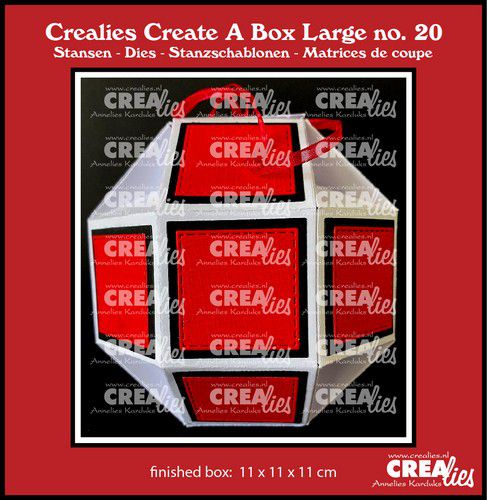 Crealies Create A Box Große Discokugel