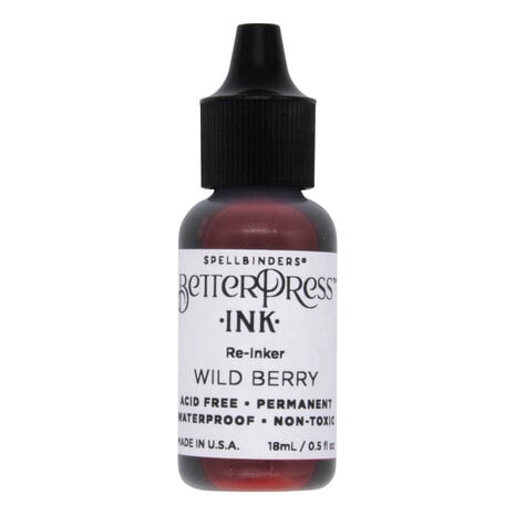 Spellbinders -BetterPress Ink Reinker Wild Berry