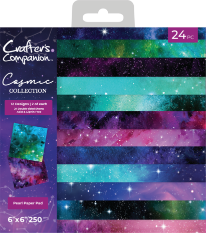 Crafter's Companion - Cosmic Collection 6x6 Inch Paper Pad