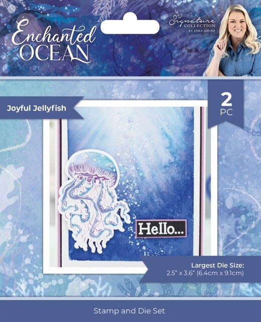 Sara Signature - Enchanted Ocean - Clearstamp/Snijmal - Joyful Jellyfish