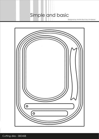 Simple and Basic die "Rounded A6 Rectangles"