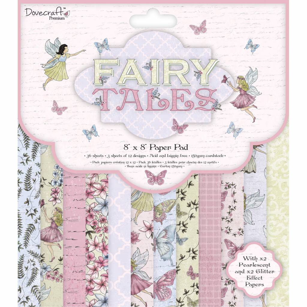 dovecraft-fairy-tales-8x8-inch-paper-pad-dcpap128