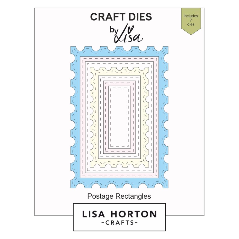 Lisa Horton Crafts Nested Dies - Postage Layers