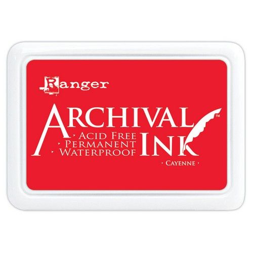 Ranger Archival Ink pad - cayenne