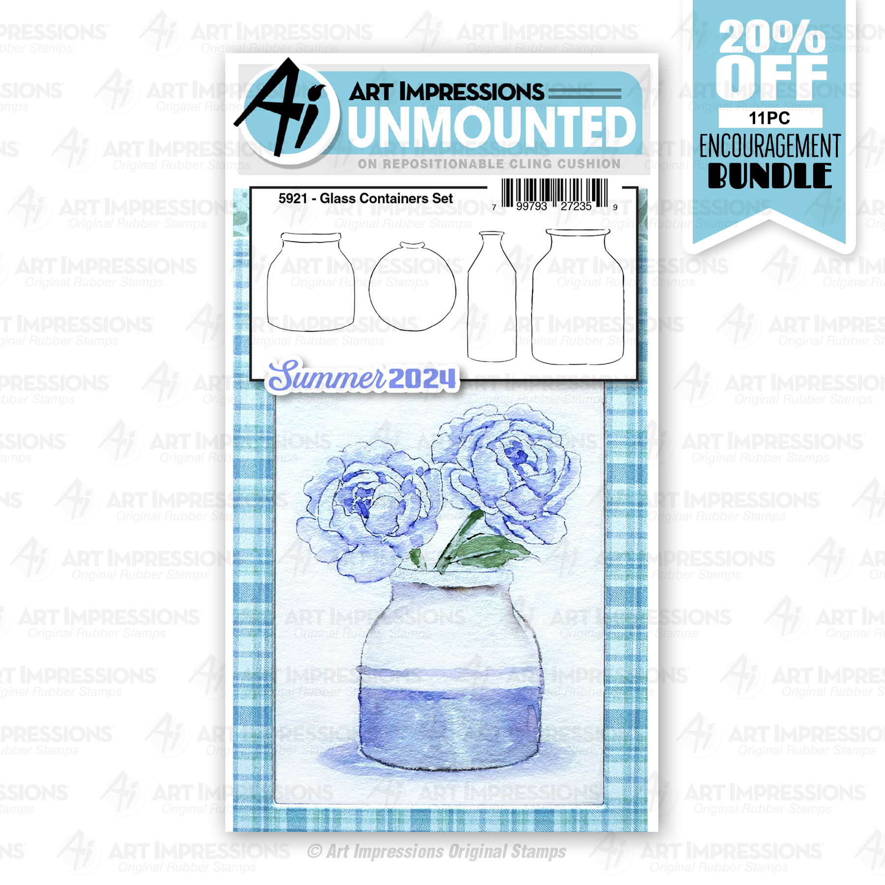 Art Impressions - Glass Containers Set