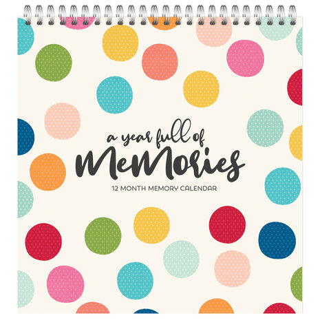 Simple Stories - Color Vibe 12 Month Memory Calendar