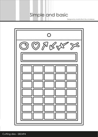 Simple and Basic - Calender for Everything Dies