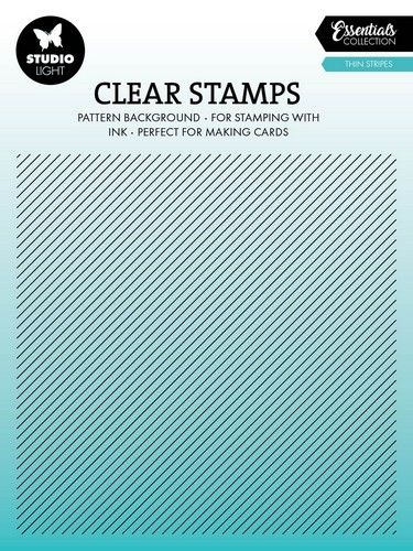 Studio Light Clear stamp Thin stripes Essentials nr.630