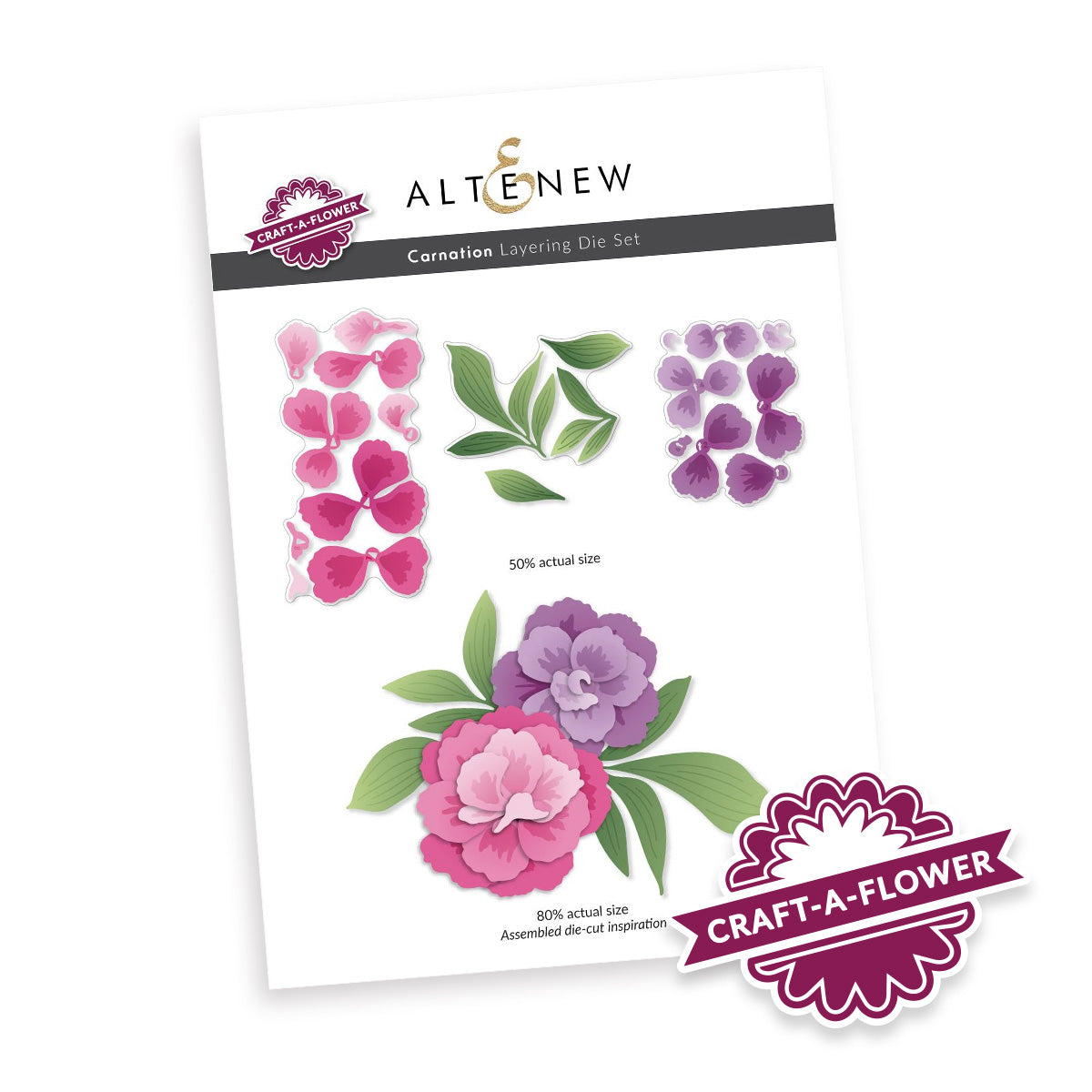 Altenew - Craft-A-Flower: Carnation Layering Die Set 