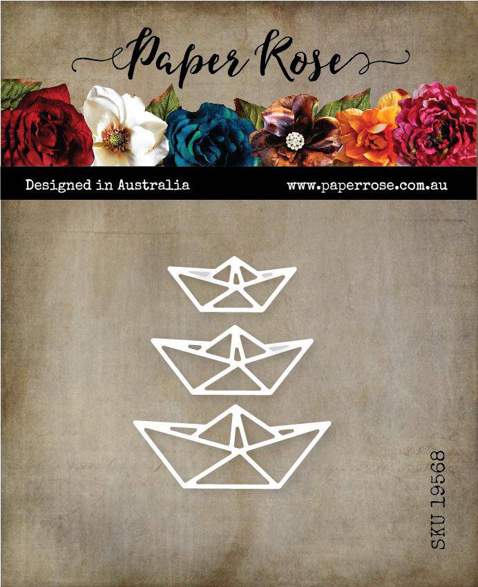 Paper Roses - Paper Boats Metal Die Set