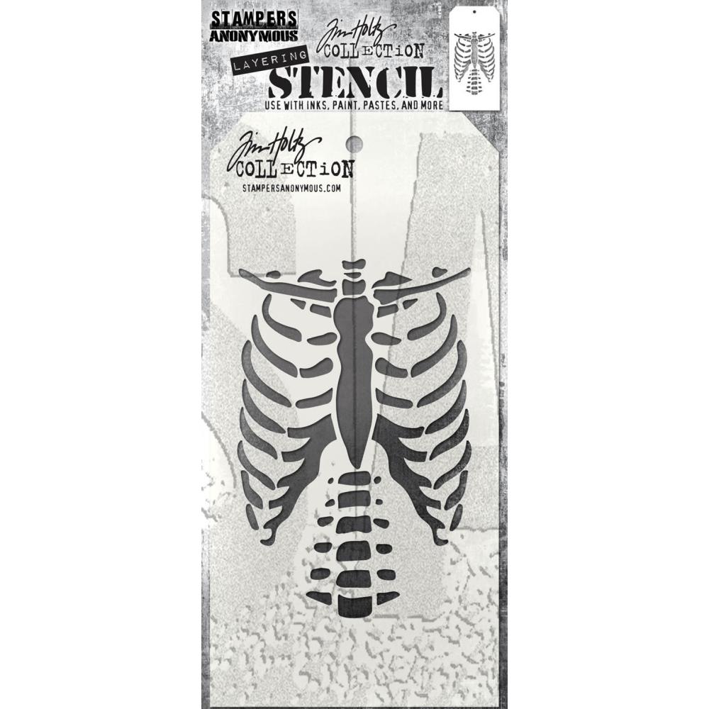  Tim Holtz Layering Stencil - Bones