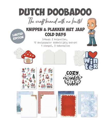 Dutch Doobadoo Crafty Kit Knippen en Plakken met Jaap - Cold Days