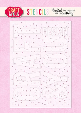 Craft & You Design - Dots Stencil 