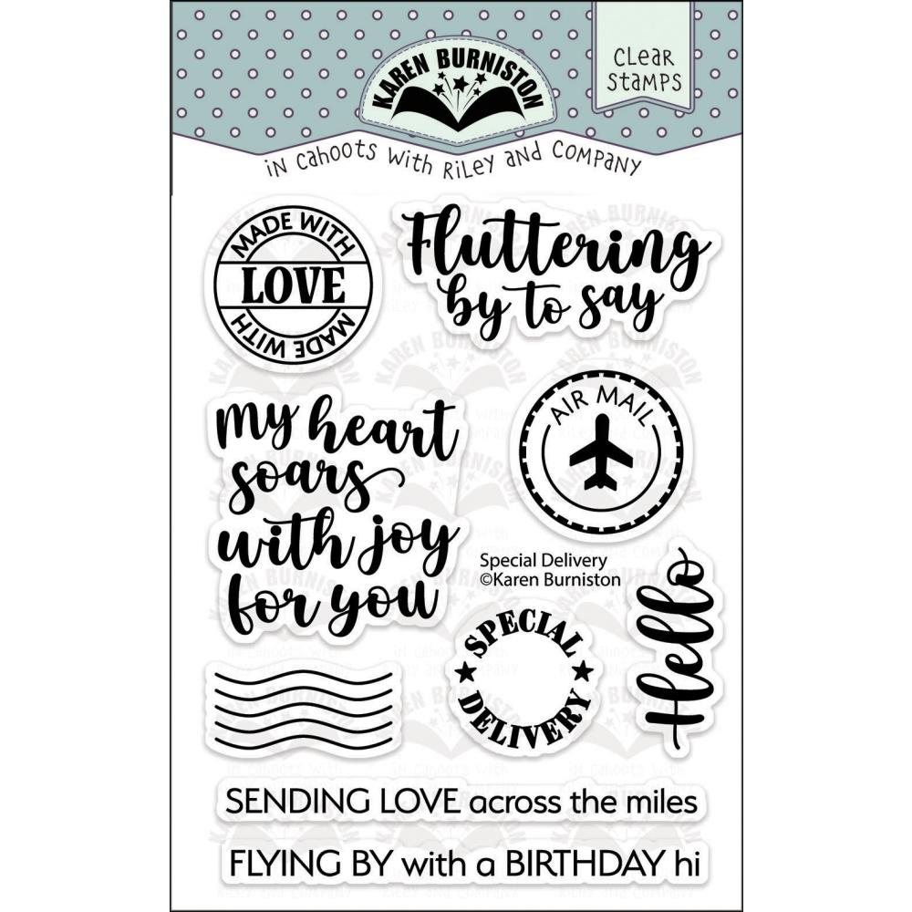 Karen Burniston Clear Stamp -  Special Delivery 