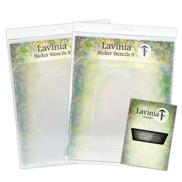 Lavinia - Larger Sticker Stencil Bottle Bundle