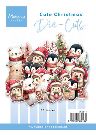 Marianne D Die-cuts Cute Christmas (30pcs)