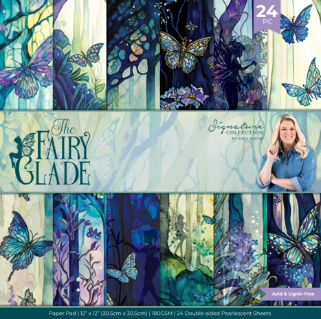 Crafter's Companion - Fairy Glade 12x12 Inch Paper Pad