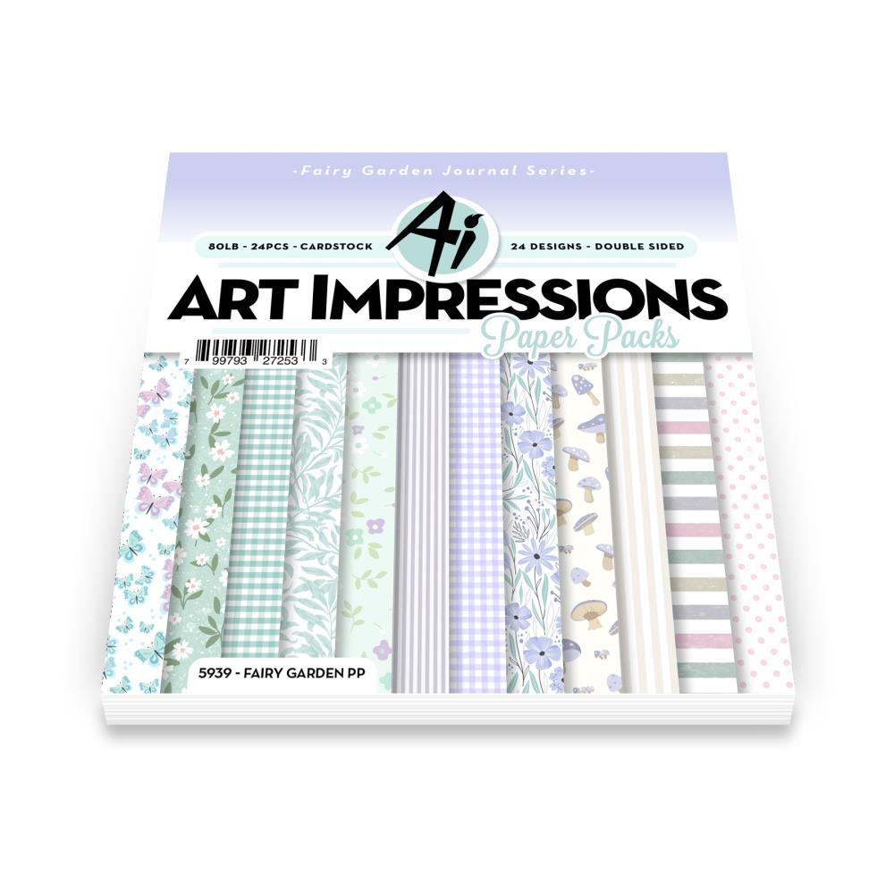 Art Impressions Paper Pack - Fairy Garden