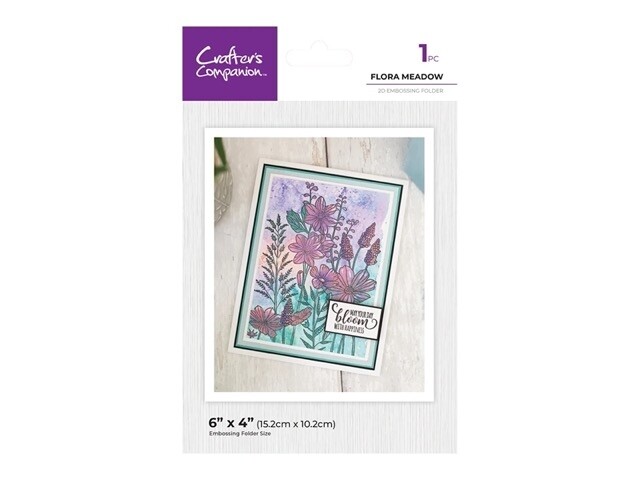 CC - Embossingfolder 6"x4" - Flora Meadow