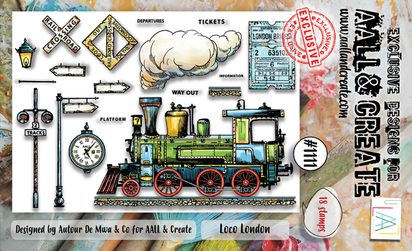 AALL and Create - Stamp Set A6 Loco London