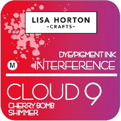 Lisa Horton Crafts Interference Ink Pad - Cherry Bomb Shimmer 