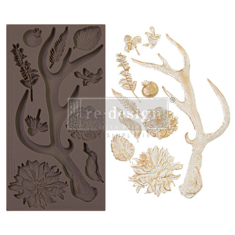 Prima Marketing Re-Design Mould - Loggers' Lodge 2 5x8 Inch Decor Mould