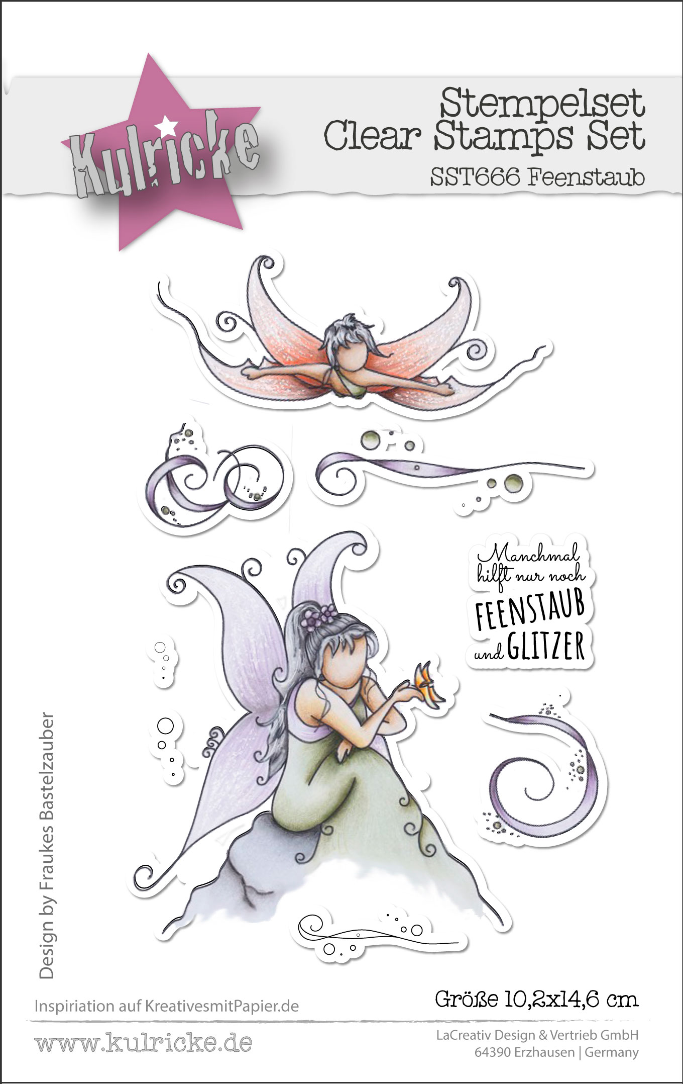 Kulricke Stempel "Feenstaub" Clear Stamp