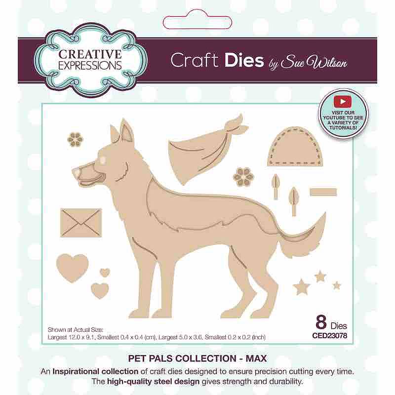 Creative Expressions Sue Wilson Pet Pals Max Craft Die