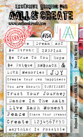 AALL & Create - Stamp Set A6 Power of the Word