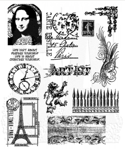 Tim Holtz Cling Mount Stamps: Mini Classics