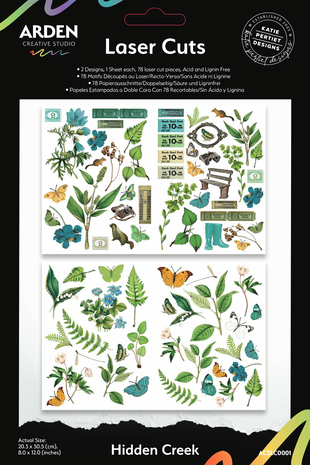 Arden Creative Studio - Hidden Creek Laser Cuts (78pcs) 