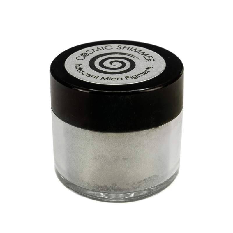 Cosmic Shimmer Iridescent Mica Pigment Platinum 20ml