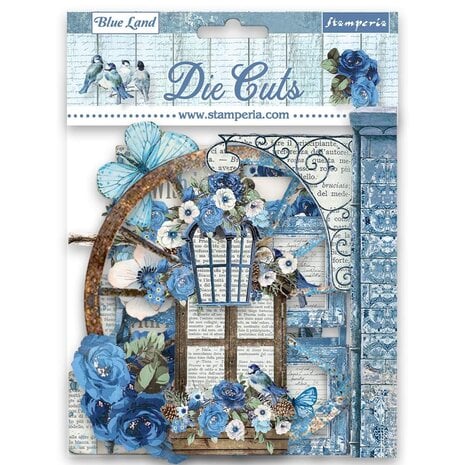 Stamperia - Blue Land Die Cuts