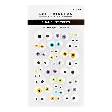 Spellbinders - Monster Eyes Enamel Stickers (56pcs)