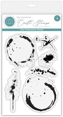 Craft Consortium - Clear Stamps Ink & Coffee Stains