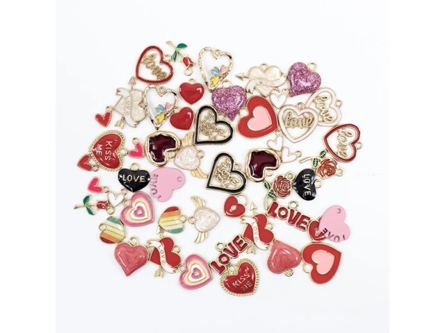 Crafters Companion Valentines Charm Bumper Pack - 50pc