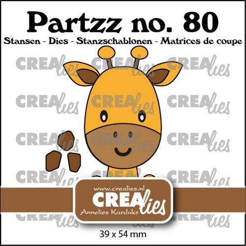 Crealies Partzz Giraffe