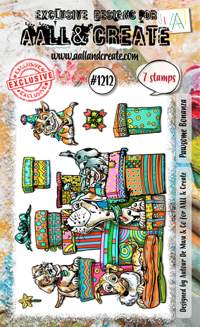 AALL & Create - Stamp Set A6 Pawsome Bonanza