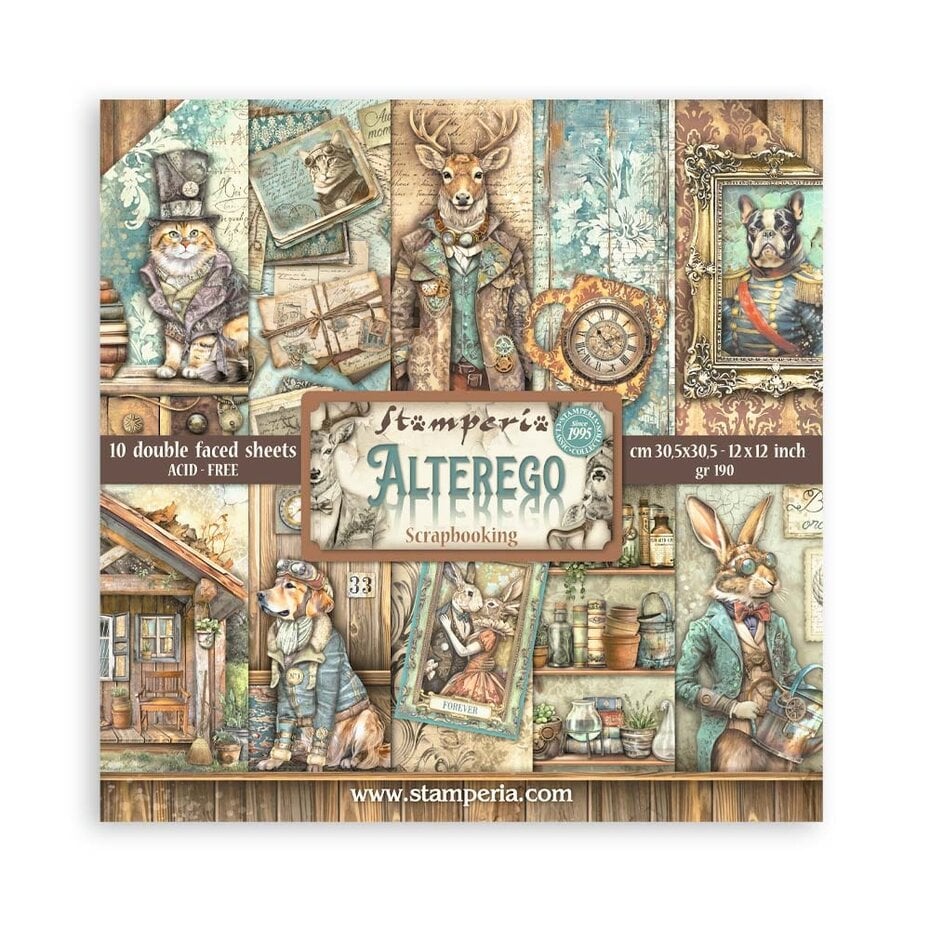 Stamperia - Alterego 12x12 Inch Paper Pack