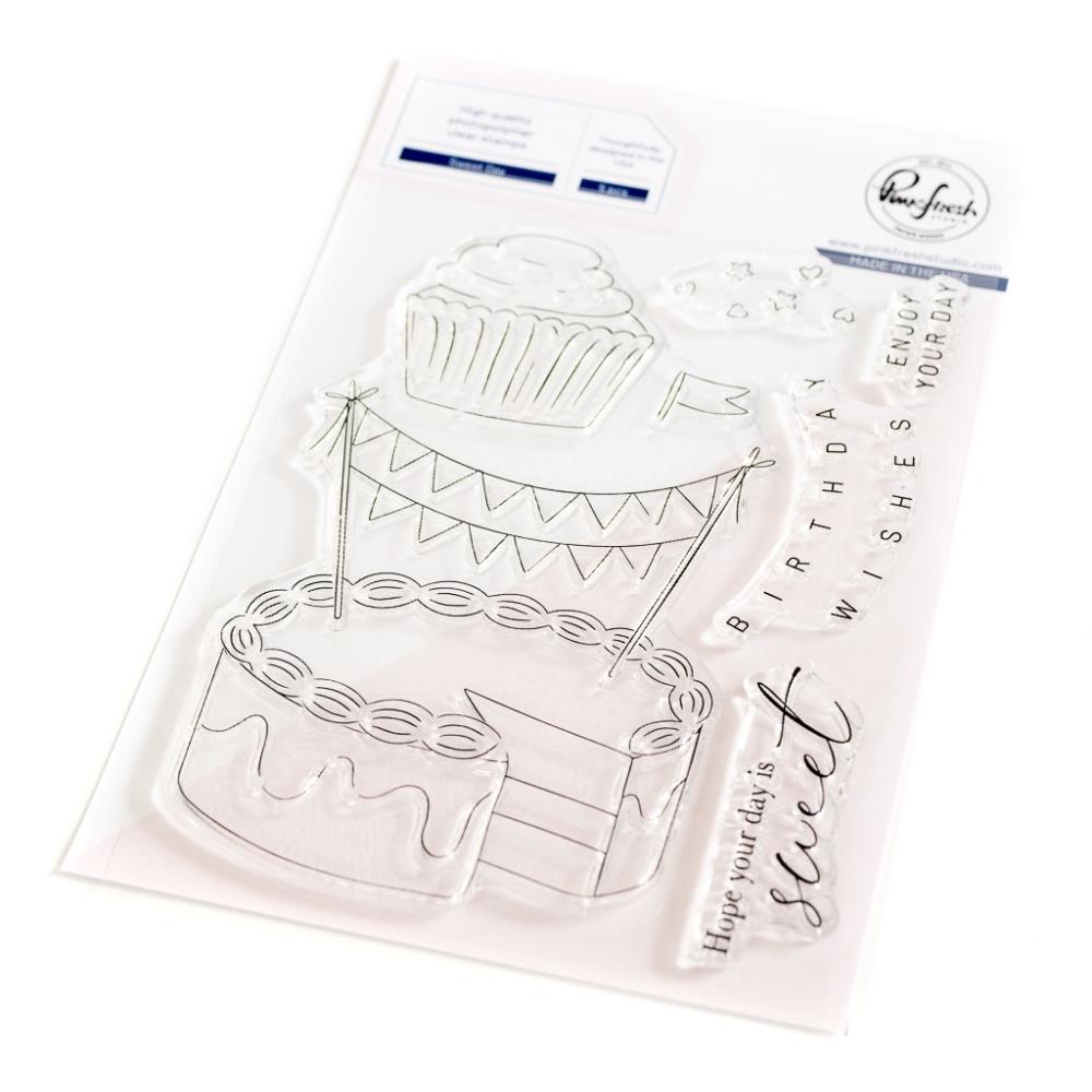 Pinkfresh Studio Clear Stamp Set 4"X6" - Sweet Day