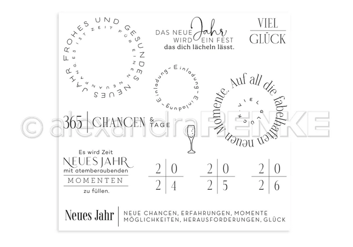 Alexandra Renke - Clear Stamp '365 Chancen'