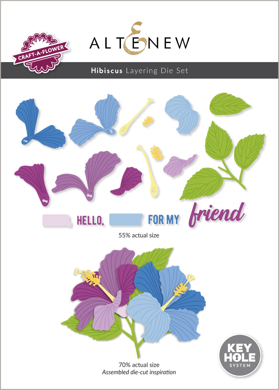 Altenew - Craft-A-Flower: Hibiscus Layering Die Set 