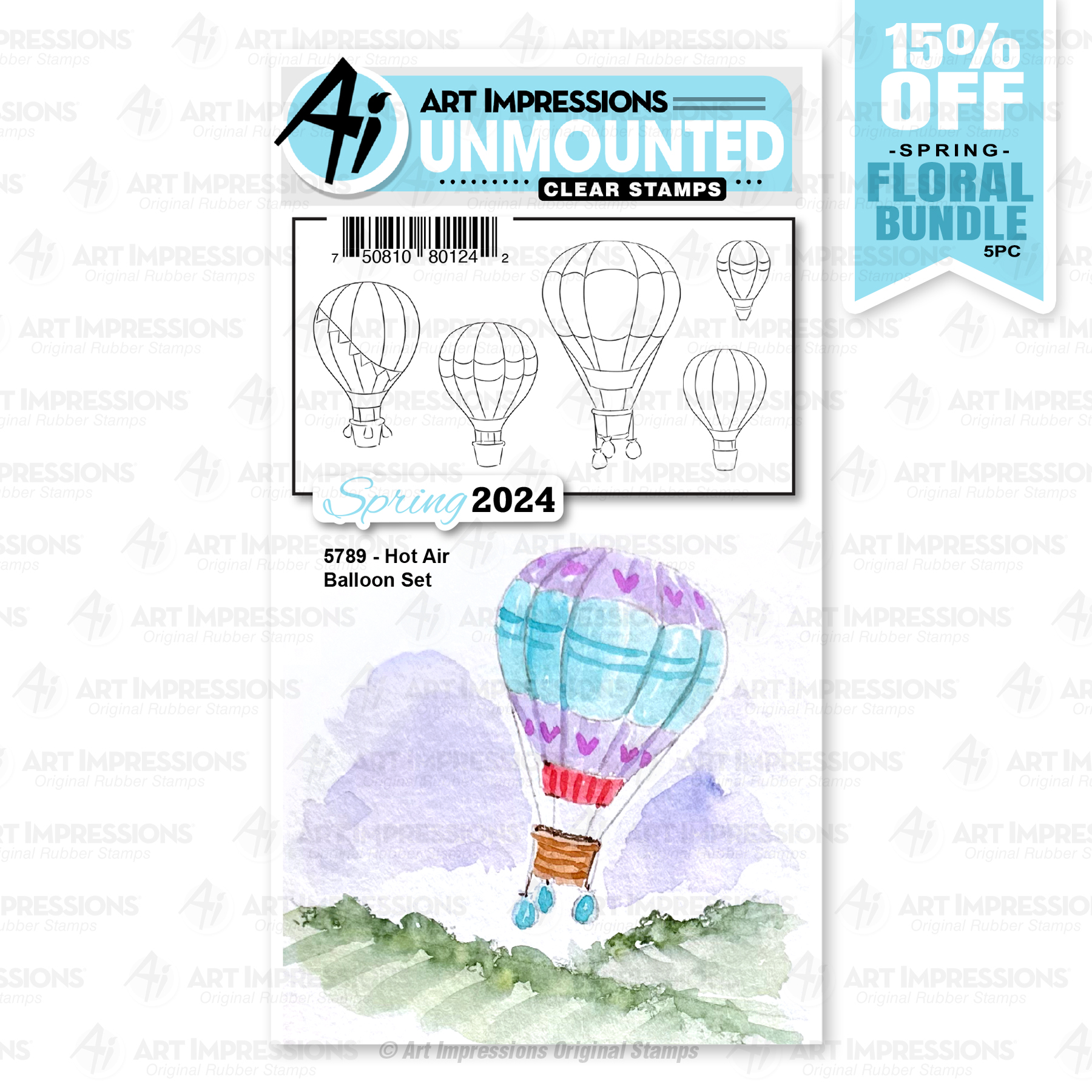 Art Impressions - Hot Air Balloon Set