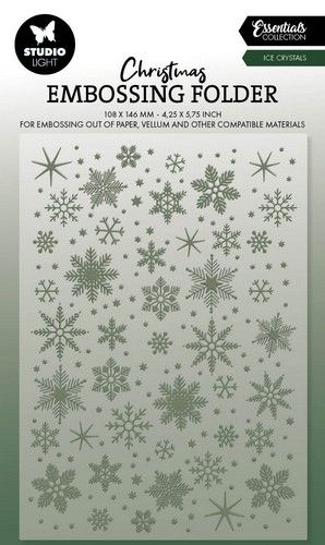 Studio Light Embossing Folder Ice crystals Essentials nr.21