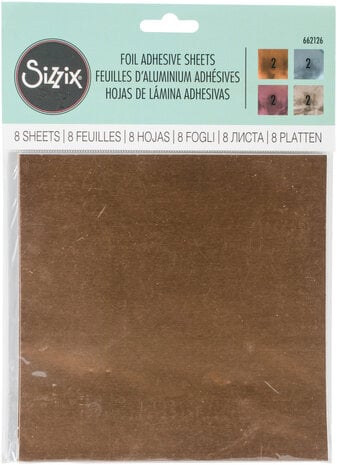 Sizzix - Adhesive Foil 6x6 Inch Sheets (8pcs)