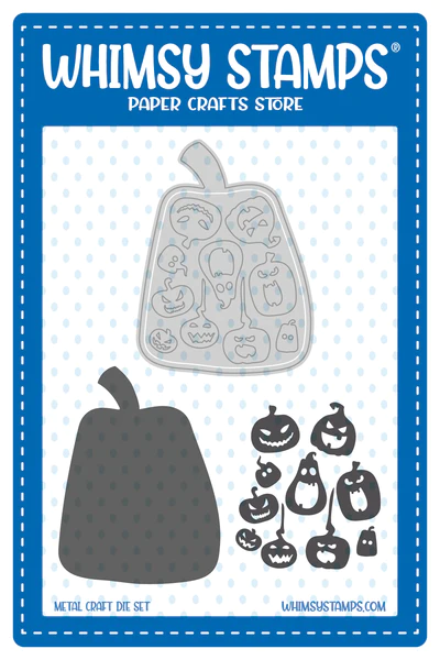 Whimsy Stamps - Pumpkin and Mini Jacks Die Set